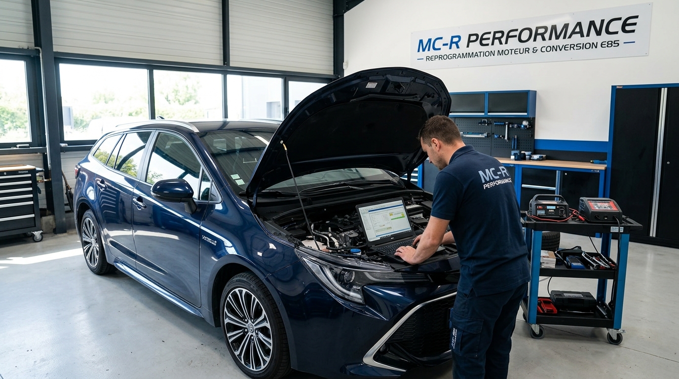 Reprogrammation éthanol E85 sur véhicule hybride : est-ce compatible et rentable ? - E85 et hybride : principes, bénéfices attendus et réalités terrain