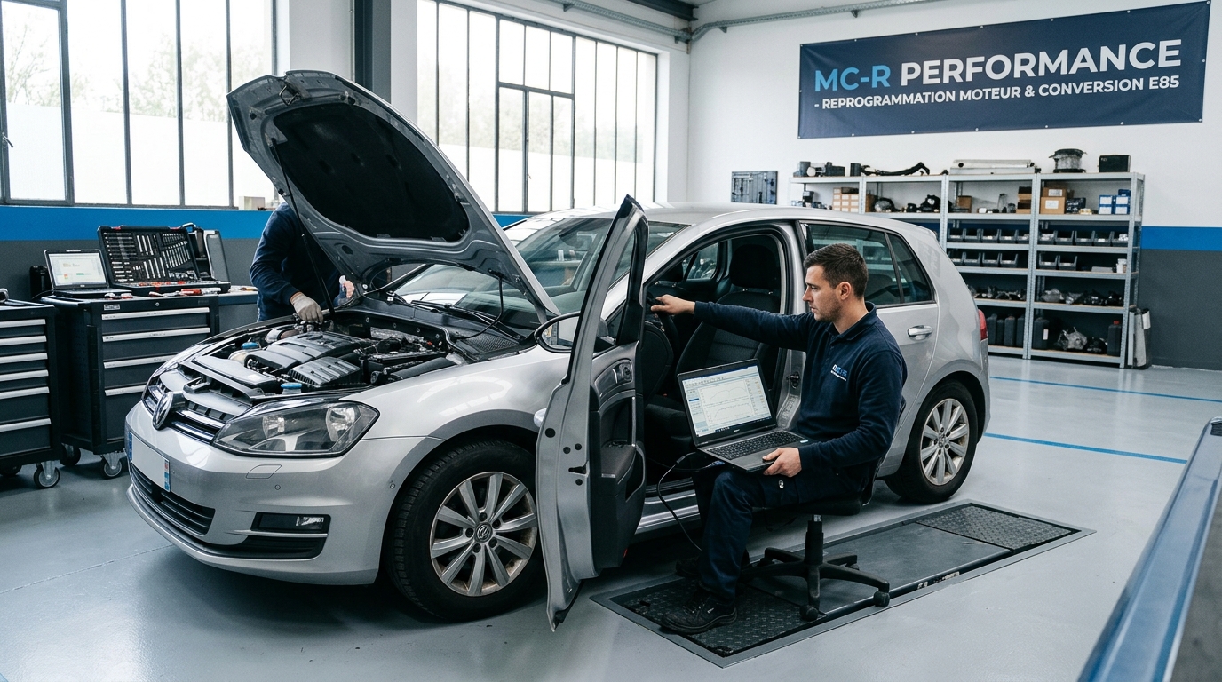 Reprogrammation E85 sur véhicule kilométré : risques réels et préparation (méthode MC-R Performance) - Reprogrammation E85 sur voiture kilométrée : pour qui et pourquoi ?